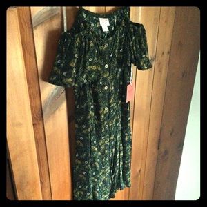 Mossimo Floral Off the Shoulder Dress